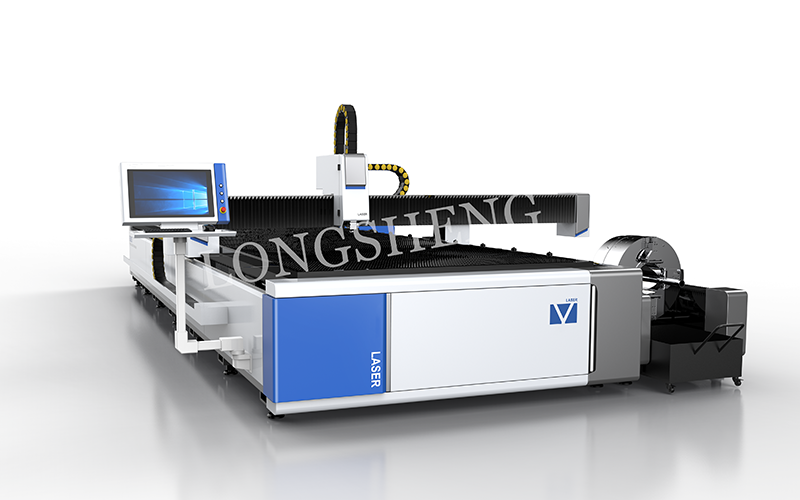 laser cutting machine with pipe cutting