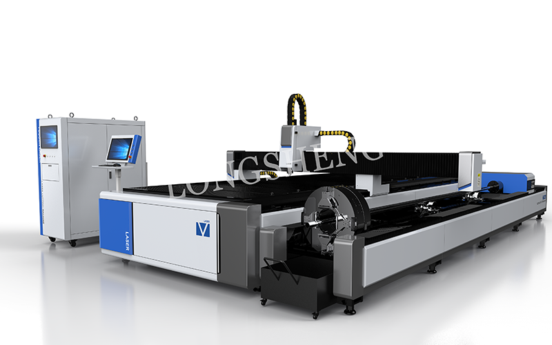 laser cutting machine with pipe cutting